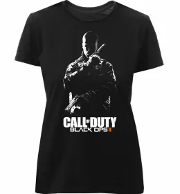 Жіноча преміум футболка Call of Duty Modern Warfare 2 Чорний фото