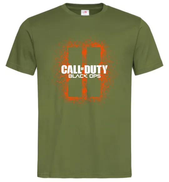 Мужская футболка Black Ops spray Оливковый фото