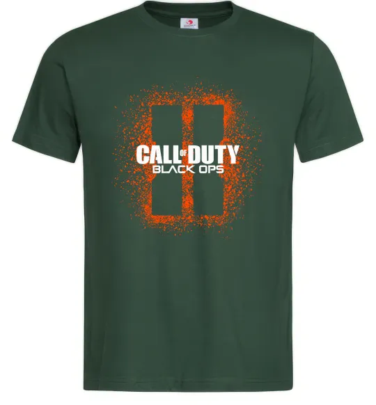 Мужская футболка Black Ops spray Темно-зеленый фото