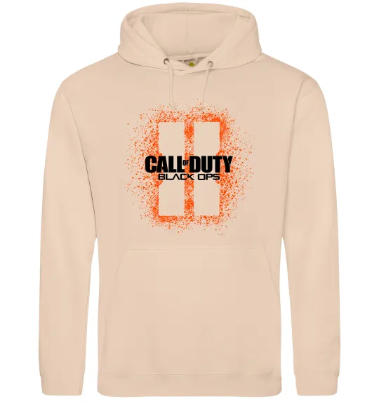 Чоловіча толстовка (худі) Black Ops spray Пісочний фото