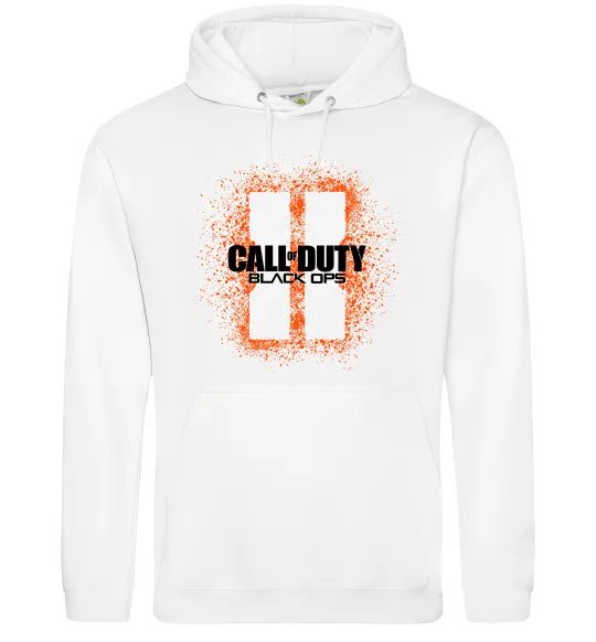 Жіноча толстовка (худі) Black Ops spray Білий фото