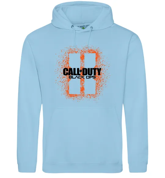 Жіноча толстовка (худі) Black Ops spray Блакитний фото