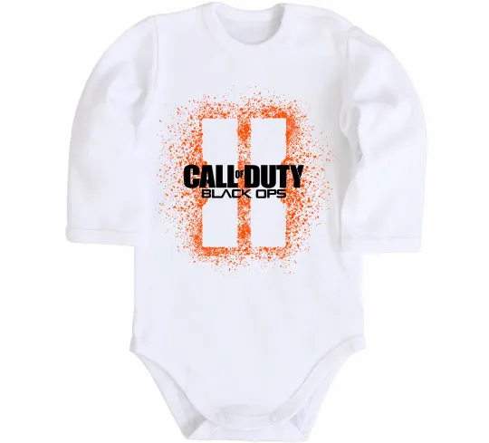 Дитячий бодік Black Ops spray Білий фото