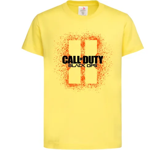 Дитяча футболка Black Ops spray Лимонний фото