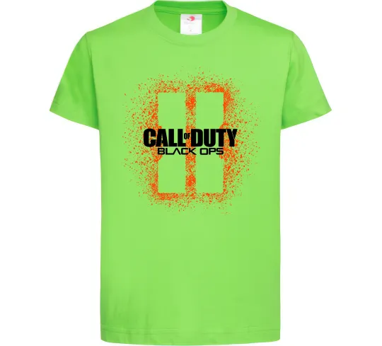 Дитяча футболка Black Ops spray Лаймовий фото