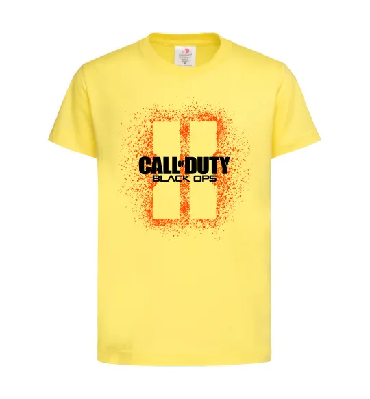 Детская футболка Black Ops spray Лимонный фото