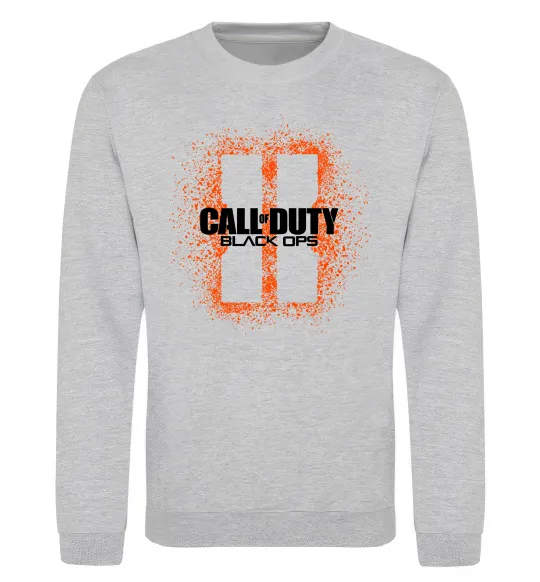 Світшот Black Ops spray Сірий меланж фото