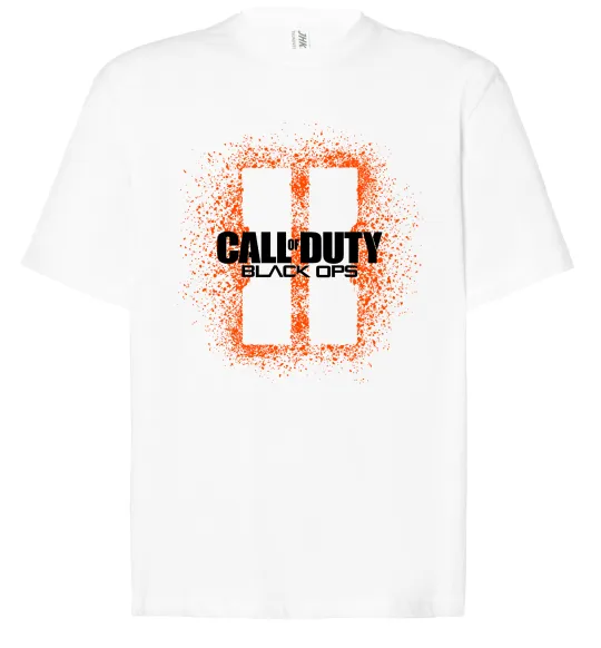 Футболка Оверсайз Black Ops spray Білий фото