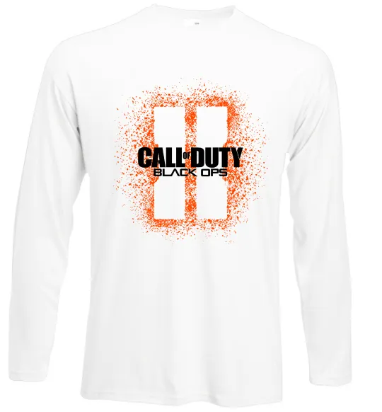 Лонгслив Black Ops spray Белый фото