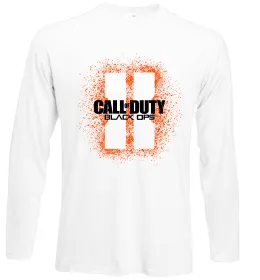 Лонгслив Black Ops spray Белый фото