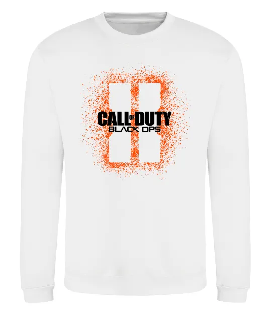 Світшот Black Ops spray Білий фото