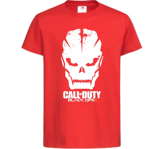 Дитяча футболка CoD Black ops Червоний фото