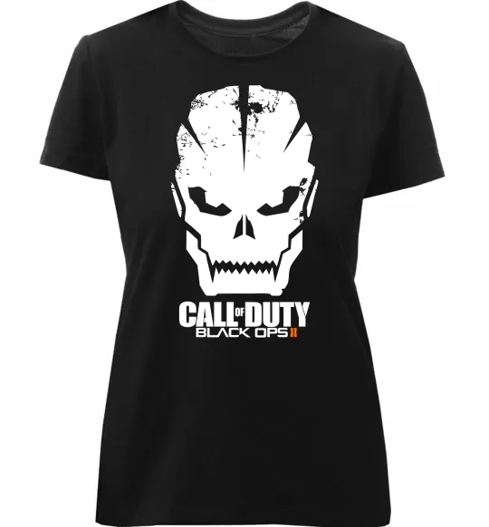 Жіноча преміум футболка CoD Black ops Чорний фото