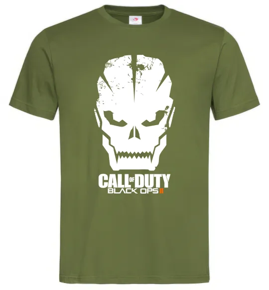 Мужская футболка CoD Black ops Оливковый фото