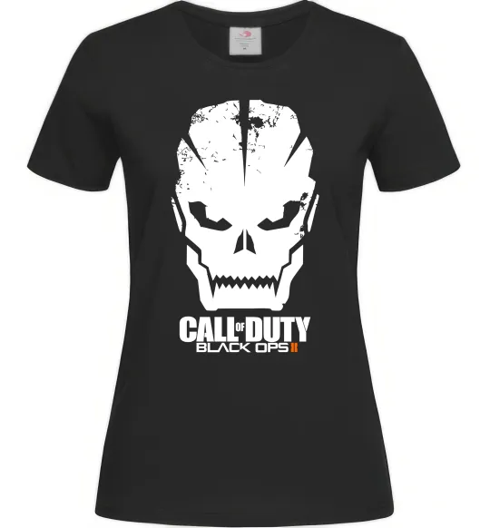 Жіноча футболка CoD Black ops Чорний фото