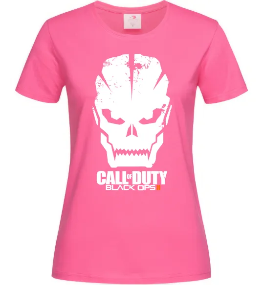 Жіноча футболка CoD Black ops Яскраво-рожевий фото