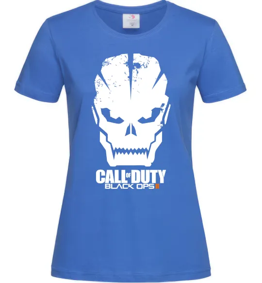 Жіноча футболка CoD Black ops Яскраво-синій фото
