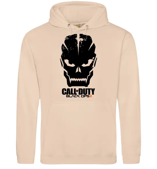 Мужская толстовка (худи) CoD Black ops Песочный фото