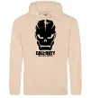 Мужская толстовка (худи) CoD Black ops Песочный фото