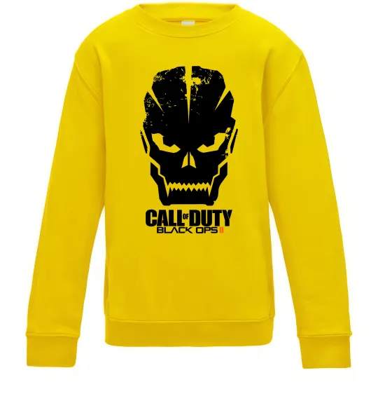 Детский Свитшот CoD Black ops Солнечно желтый фото
