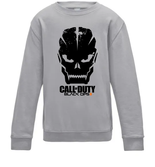 Детский Свитшот CoD Black ops Серый меланж фото