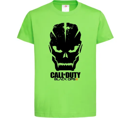 Дитяча футболка CoD Black ops Лаймовий фото