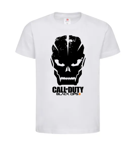 Детская футболка CoD Black ops Белый фото
