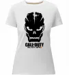 Жіноча преміум футболка CoD Black ops Білий фото