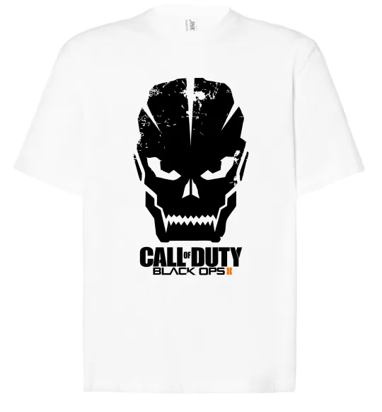 Футболка Оверсайз CoD Black ops Белый фото