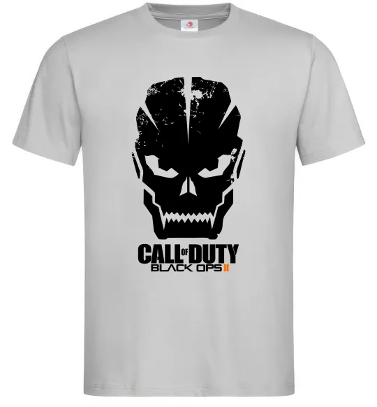 Мужская футболка CoD Black ops Серый фото