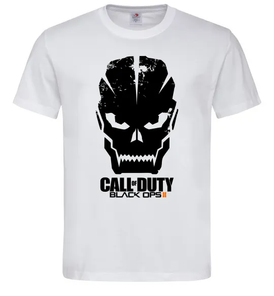 Мужская футболка CoD Black ops Белый фото