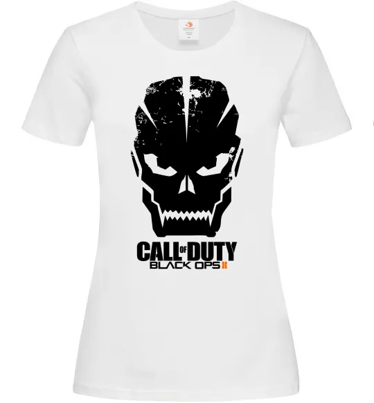Жіноча футболка CoD Black ops Білий фото