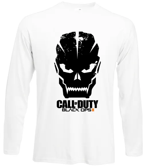 Лонгслив CoD Black ops Белый фото