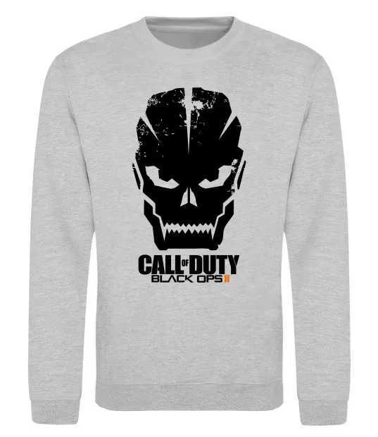 Світшот CoD Black ops Сірий меланж фото