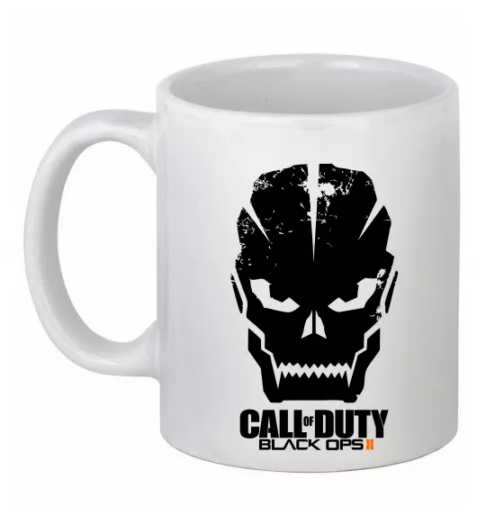 Чашка керамическая CoD Black ops Белый фото
