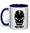 Чашка с цветной ручкой CoD Black ops Глубокий темно-синий фото