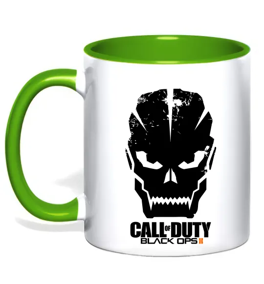 Чашка с цветной ручкой CoD Black ops Зеленый фото