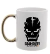 Чашка с цветной ручкой CoD Black ops Золото фото