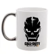 Чашка с цветной ручкой CoD Black ops Серебро фото