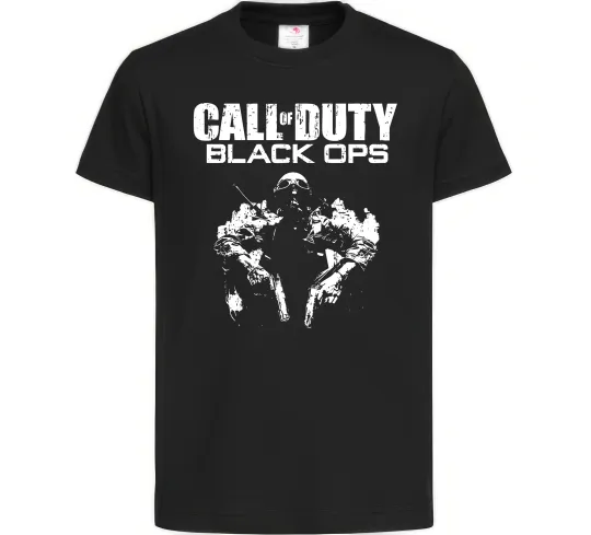 Дитяча футболка Black Ops Чорний фото