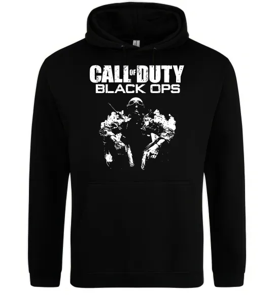 Чоловіча толстовка (худі) Black Ops Чорний фото
