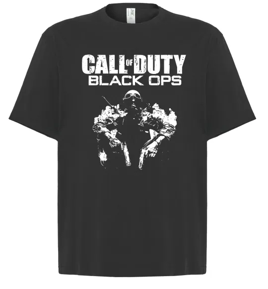 Футболка Оверсайз Black Ops Чорний фото