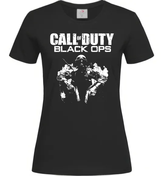 Женская футболка Black Ops Черный фото