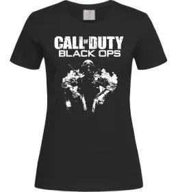 Женская футболка Black Ops Черный фото