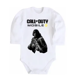 Дитячий бодік CoD mobile Білий фото