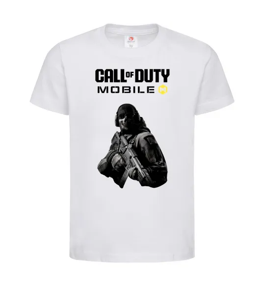 Детская футболка CoD mobile Белый фото