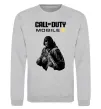 Свитшот CoD mobile Серый меланж фото