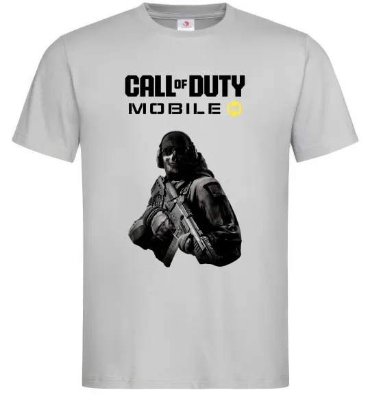 Мужская футболка CoD mobile Серый фото