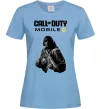Жіноча футболка CoD mobile Блакитний фото