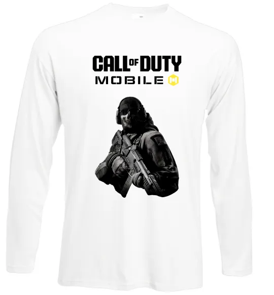 Лонгслив CoD mobile Белый фото